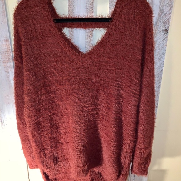 Ruby Moon Rust Oversized Sweater - Picture 5 of 5